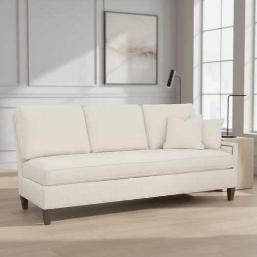 Kelly Right Arm Sofa with Tapered Leg