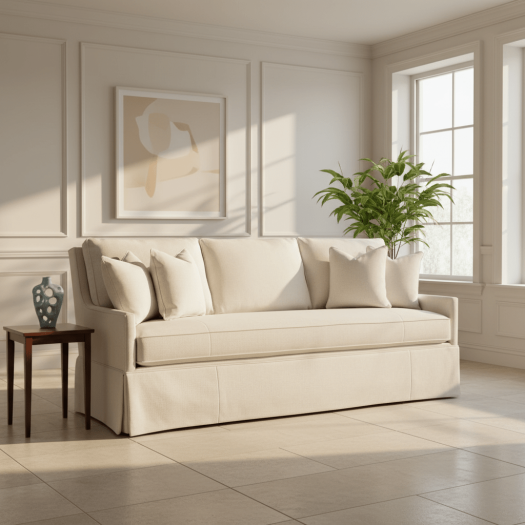 Kelly Skirted Left Arm Sofa