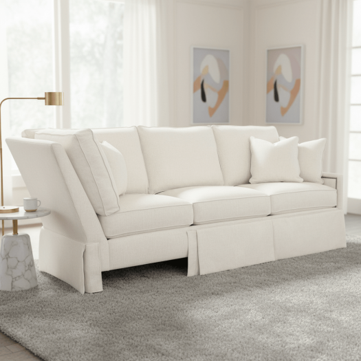 Kelly Skirted Right Arm Corner Sofa