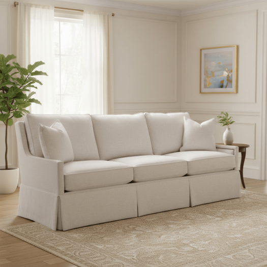 Kelly Skirted Sofa