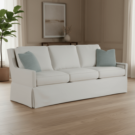 Kelly Skirted Sofa
