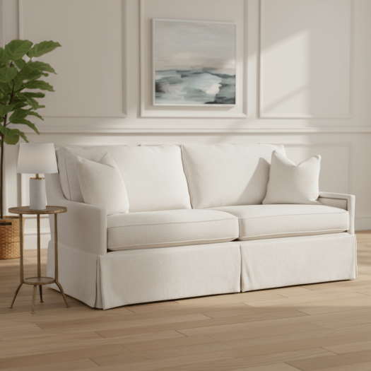 Kelly Skirted Sofa
