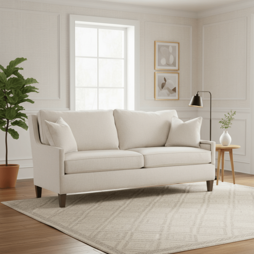 Kelly Sofa with Tapered Leg