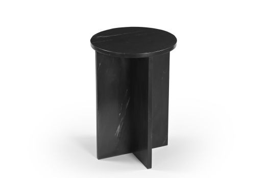Kendall MARBLE SIDE TABLE Black