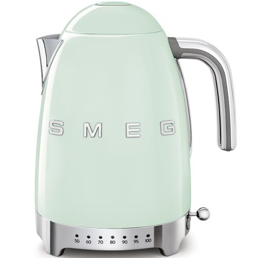 Smeg 50's Style VT Kettle 1.7 Ltrs with Keep Warm Option, Pastel Green