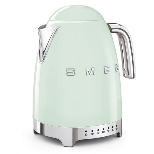 Smeg 50's Style VT Kettle 1.7 Ltrs with Keep Warm Option, Pastel Green