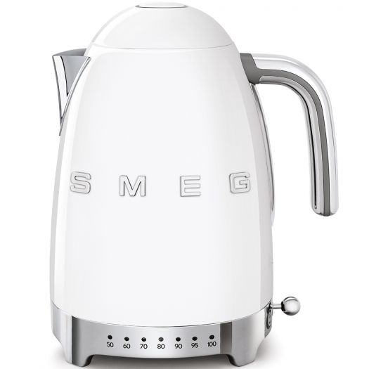 Smeg 50's Style VT Kettle 1.7 Ltrs with Keep Warm Option, White 