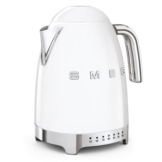 Smeg 50's Style VT Kettle 1.7 Ltrs with Keep Warm Option, White 