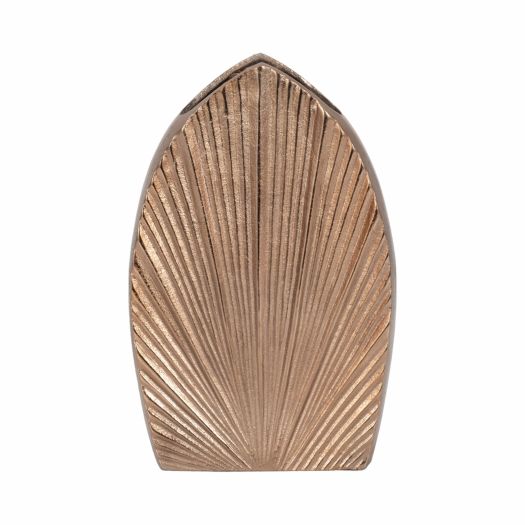 Kreber, Metal Mitre Vase, Champagne