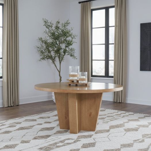 Kristiland Round Dining Room Table