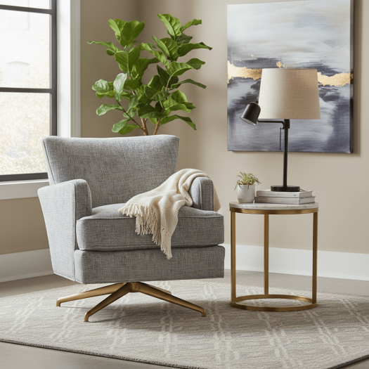 Kyle Memory Swivel Chair