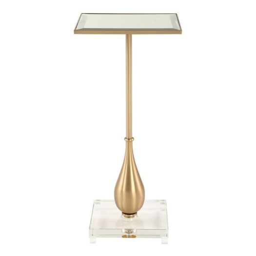 Lagrima Accent Table, Gold