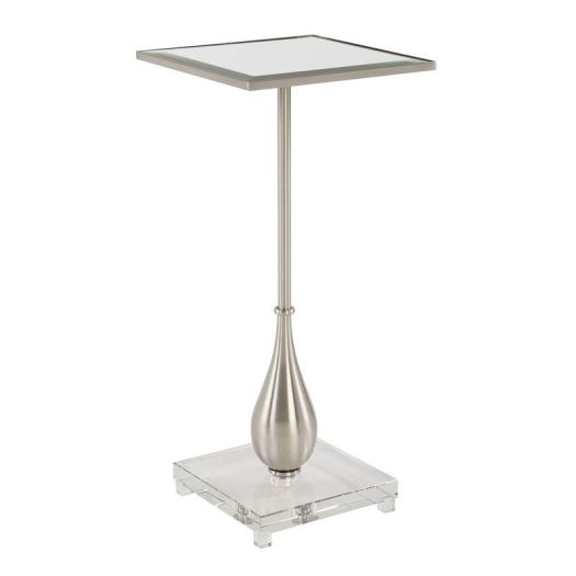 Lagrima Accent Table, Silver