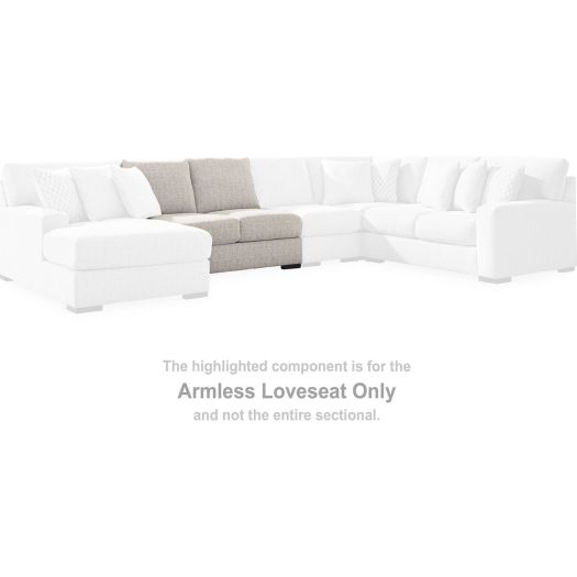 Larce Armless Loveseat
