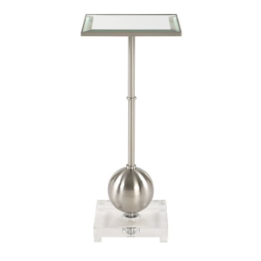 Laton Accent Table, Silver