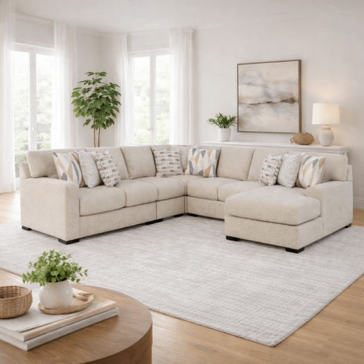 Laurelgrove 5-Piece Sectional with Chaise