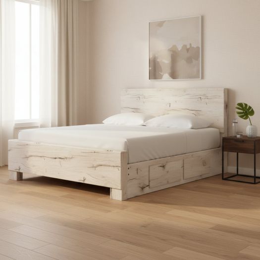Lawroy King Panel Bed with Storage
