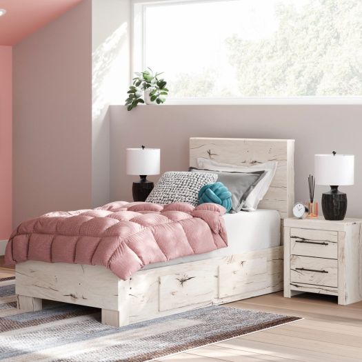 Lawroy Twin Panel Bed with Storage