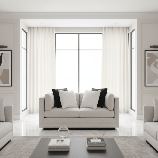 Layal Chic Navy Loveseat