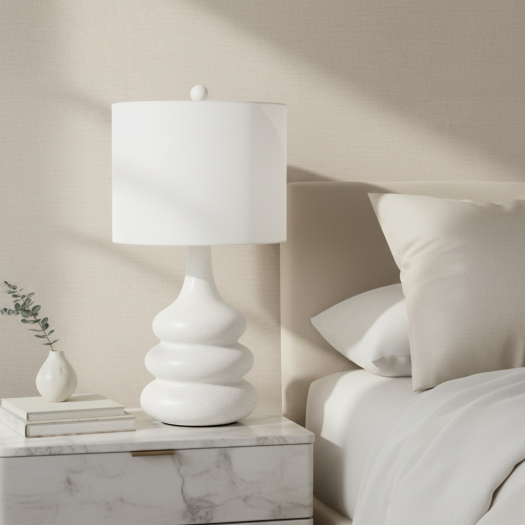 Ledger Triple Stacked Ovoids Lamp