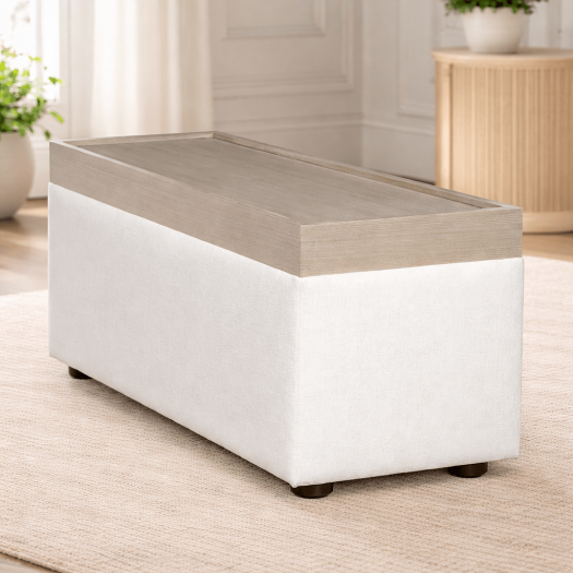 Libby Langdon Francis Upholstered Table Ottoman