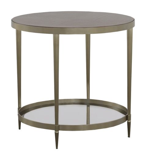 Libby Langdon Marlowe Tiered Round End Table