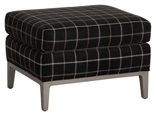 Libby Langdon Rosewood Ottoman