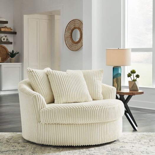 Lindyn Oversized Swivel Accent Chair