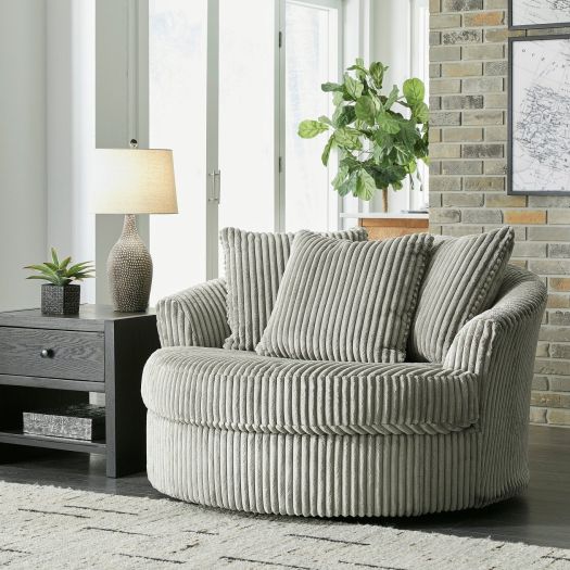 Lindyn Oversized Swivel Accent Chair