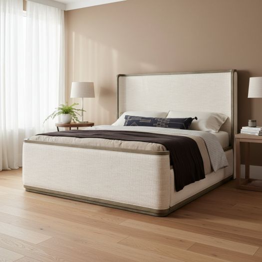 Linville Falls Boones Queen Upholstered Shelter Bed