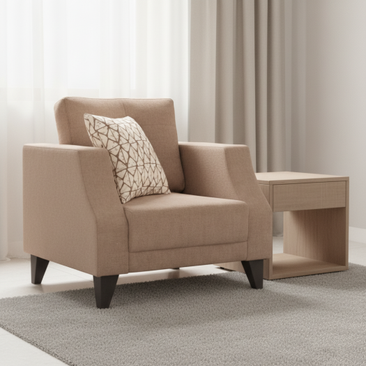 Liverpool Lavish Beige Chair