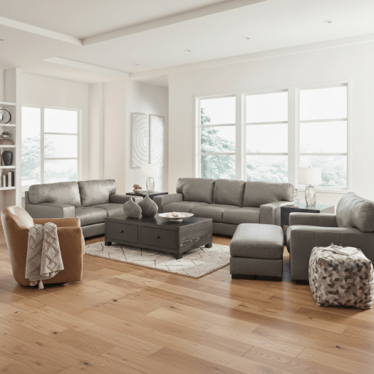 Lombardia Gray Sofa Set