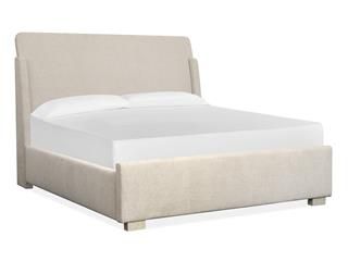 Lorelei Complete King Upholstered Sleigh Bed