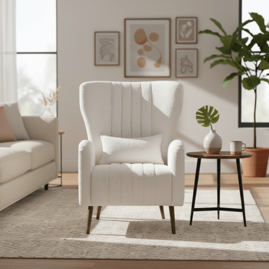 Luca Ivory Chair W73