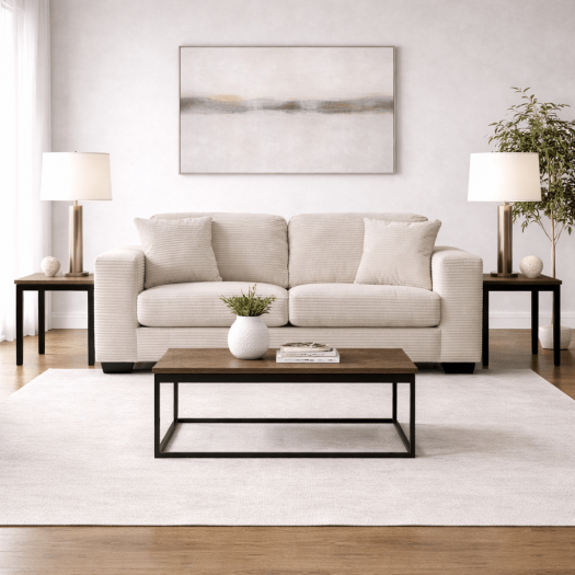 Luna Cream Sofa W226