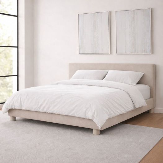 Madrid Grey King Bed