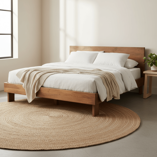 Mango wood King Bed