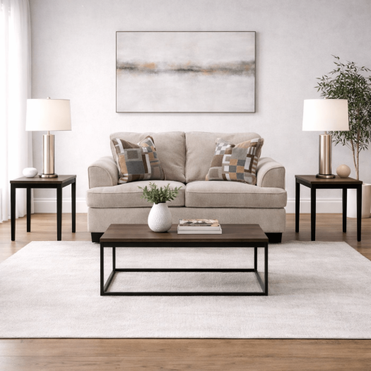 Manuel Beige Loveseat W172
