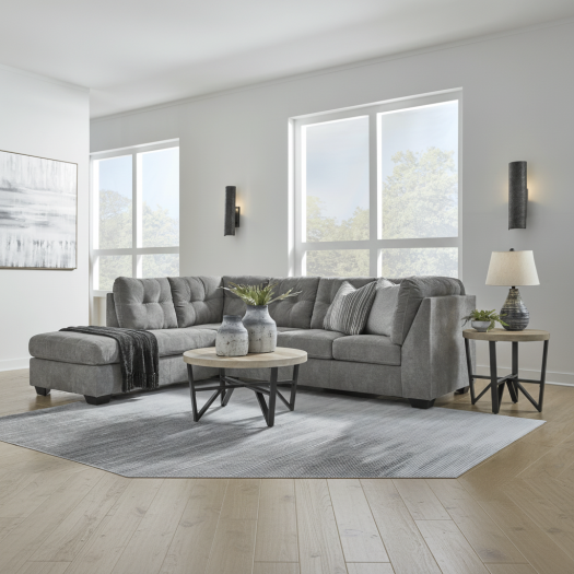 Marleton Gray Laf Sectional