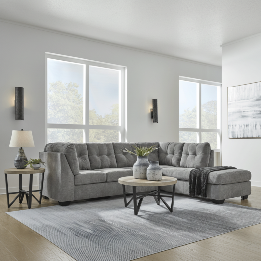 Marleton Gray Raf Sectional