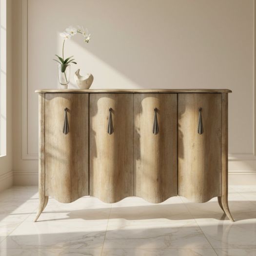 Melange Draped Credenza