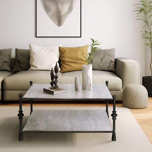 Metal, 39 Elliot Coffee Table, Black, K/d