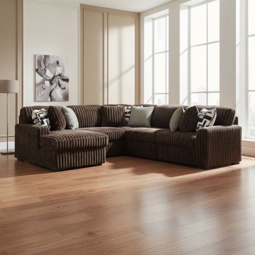 Midnight-Madness 5-Piece Sectional with Chaise