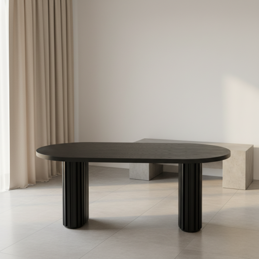 Midnight Oak Dining Table 200 CM