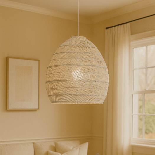 MILO WOVEN RATTAN PENDANTS
