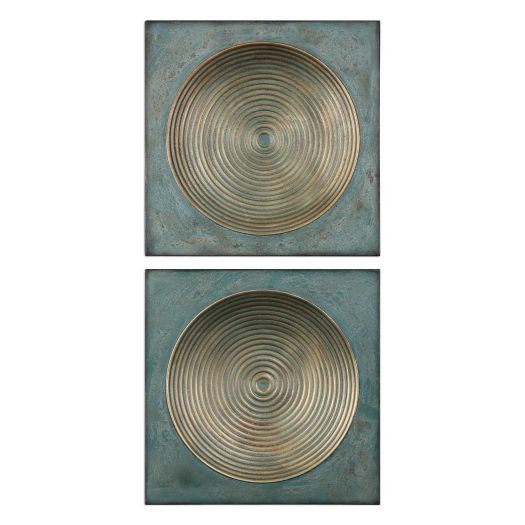 Sybil Metal Wall Decor, S/2