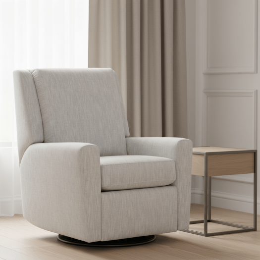 Modern Arm Manual Swivel Glider Recliner