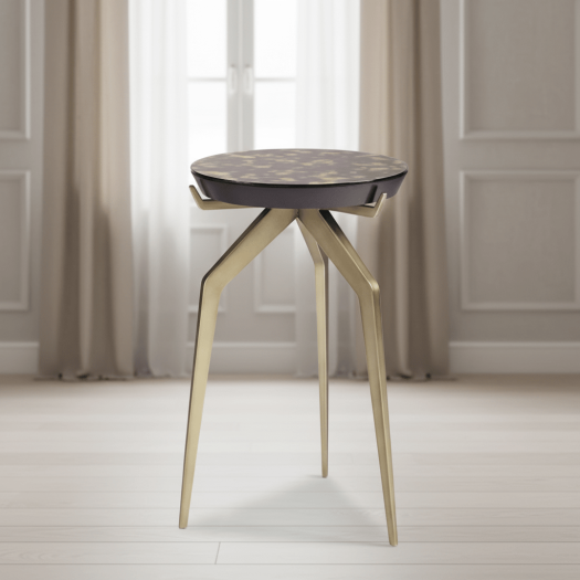 Modern Artisan Remix - Mirror Top Accent Table