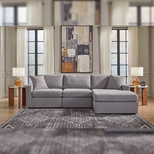 Modmax 3-Piece Sectional Chaise Sofa
