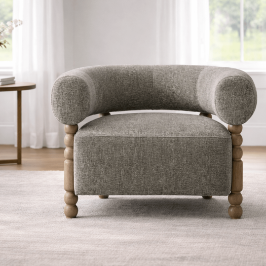 Monaco Grey Accent Chair